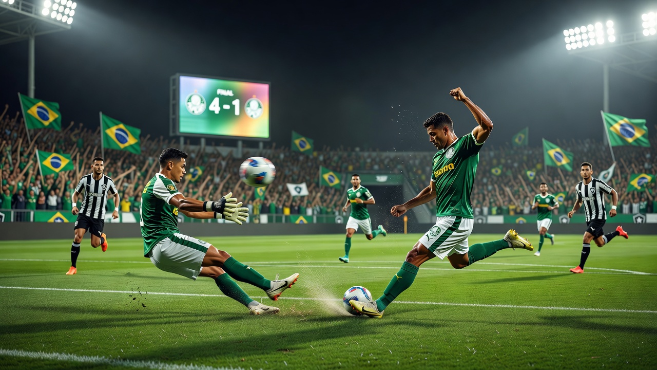 Palmeiras vira sobre o Botafogo e larga na frente nas oitavas do Sub-20